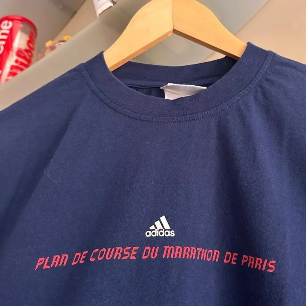 Vintage Paris Marathon Adidas Shirt